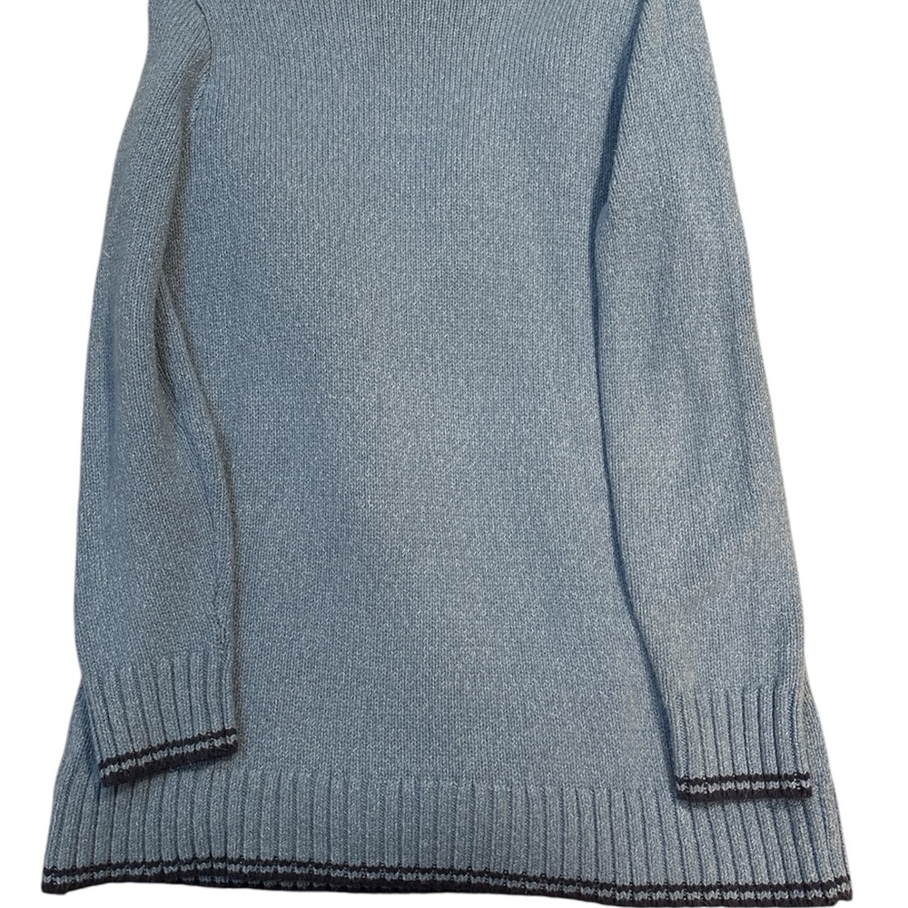 Lands' End Blue Puffin Fair Isle Sweater - Picture 2 of 2